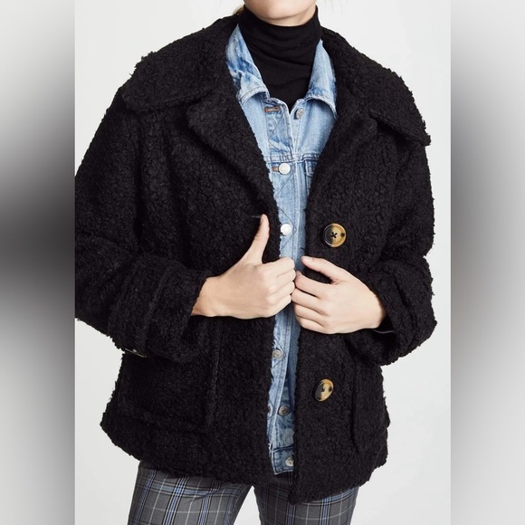 Free People So Soft Peacock Coat - Picture 1 of 4